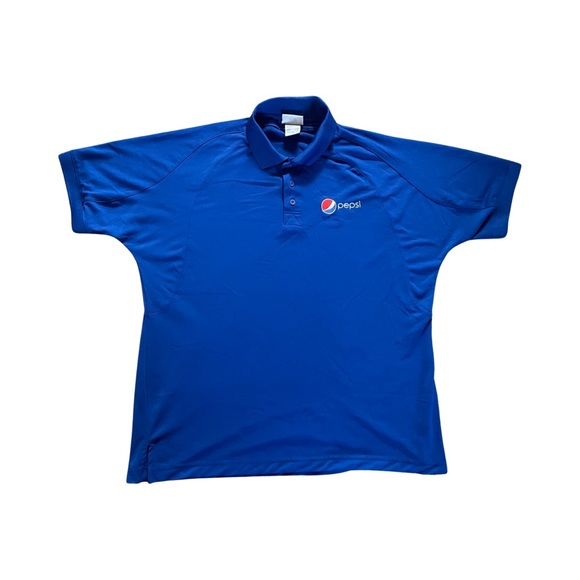 WearGuard Embroidered Pepsi Logo Blue Polo Work Shirt - Size Large, NWOT - Picture 1 of 5